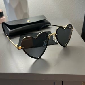 Black Heart Sunglasses